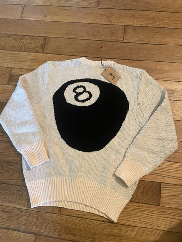 Stussy black ball knit - stussy,