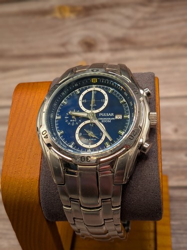 Pulsar chronograph 100m mens - chronograph,