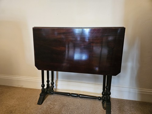 Edwardian solid mahogany small - edwardian,