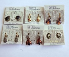 JOB LOT. 6 PAIRS 22CT GOLD