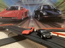 Tomy AFX Aurora Slot Car Ghost Racer Tested, Working. Used Porsche Ferrari 