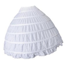 Hoop Skirt Petticoat 6 Hoops Wedding Dress Underskirt Petticoat Wedding Dress