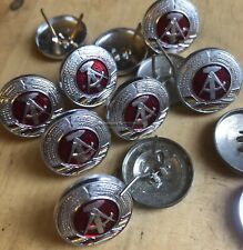 m1) East German NVA Army Grenztruppen Border Guards Stasi MfS cap badge DDR GDR