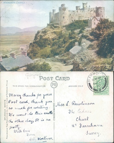 Harlech castle merionethshire - castle,