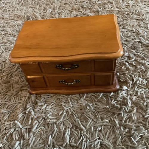 Wooden mirrored chest - wooden, look