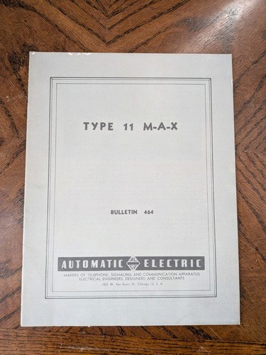 Automatic electric strowger - automatic,