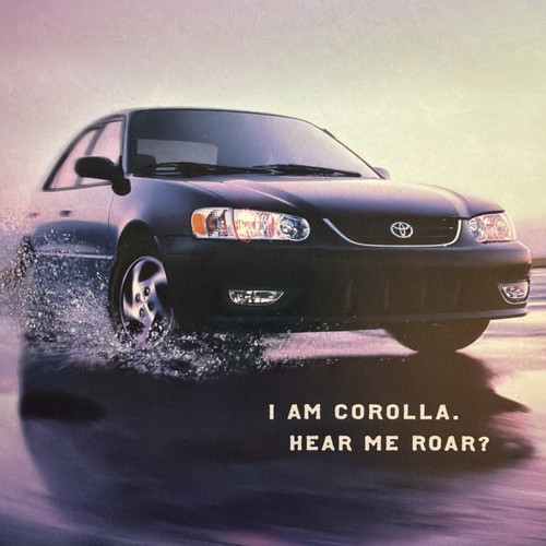 2000 toyota corolla - 2000, print