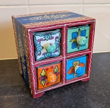 Spice Rack With 4 Porcelain