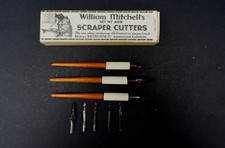 Vintage William Mitchell's Scraper Cutters set no. 469