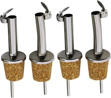 Pack of 4 Stainless Steel &