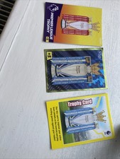 3 Different Premier League Trophies Of Different Years