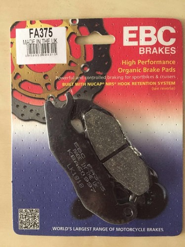 Ebc fa375 motorcycle organic - motorcycle,