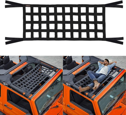 Car roof net hammock - roof, jeep