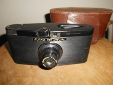 Purma Special 127 Film Viewfinder Camera 1930s Bakelite Art Deco Black Vintage