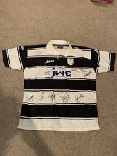 HULL FC 2000/2001 RUGBY LEAGUE SHIRT JERSEY 135 YEARS VINTAGE AVEC MEN’S XL SIGN