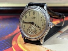 Gents Vintage Sagara military Style Sub Seconds Shringe Hands Watch