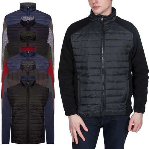 Mens hybrid fleece jacket - mens,
