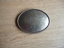 Belt Concho Metal Slide Large Oval Fashion jeans belt Fits 38mm Belts E2o