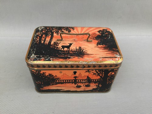 Vintage printed keyless lock - vintage,