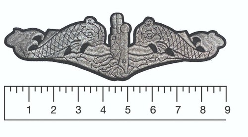 Submarine dolphins patch - dolphins, large