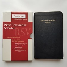 Bible Psalm Compact Revised Standard Cambridge University French Morocco Leather