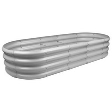 1x Galvanised Steel Raised