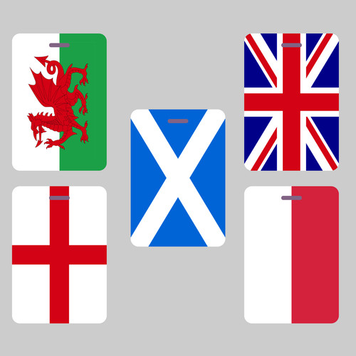 Flag personalised luggage - flag,