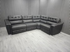 LAZY BOY LA-Z-BOY HOLLYWOOD CORNER SOFA IN BLACK FABRIC RRP £5599.99
