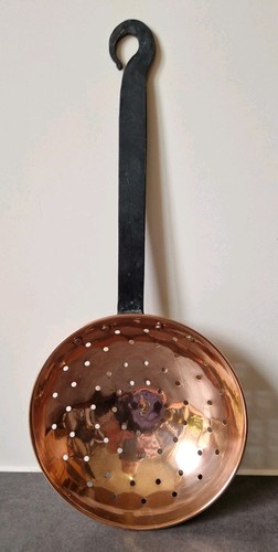 Chestnut roaster copper pan - chestnut,