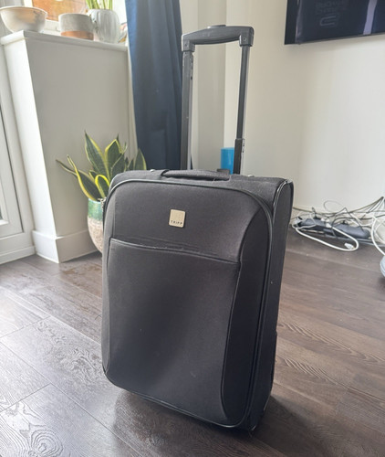 Tripp black soft trolley - black,