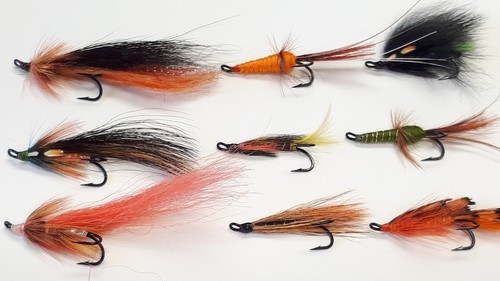 Mixed salmon flies - mixed,