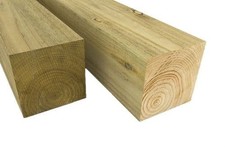 Planed timber fence posts - planed,