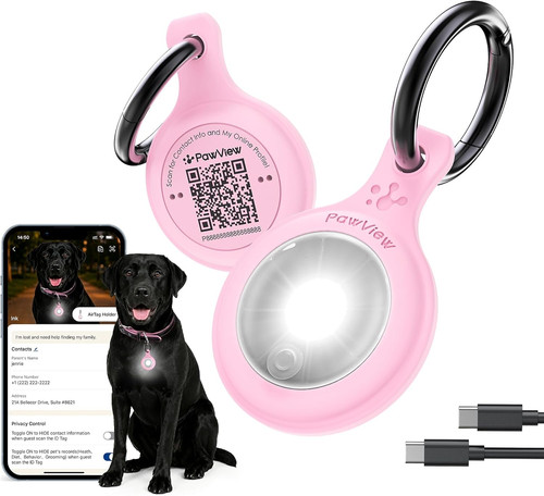 Rechargeable dog collar - rechargeable, light