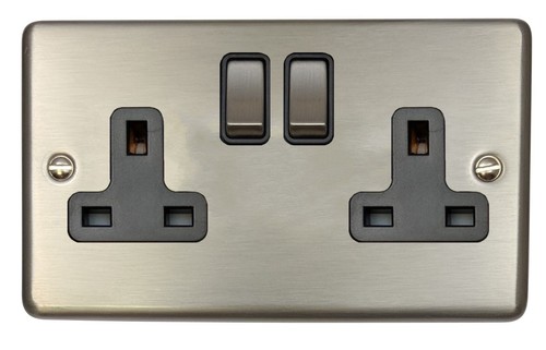 Brushed stainless steel - g&h,