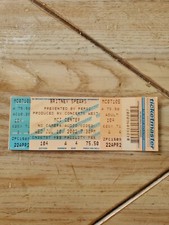 Britney spears concert ticket - britney,