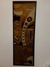 Beautiful Vintage African Batik Art