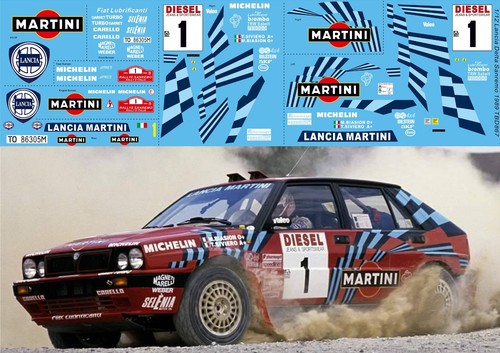 Decals for lancia delta - decals,