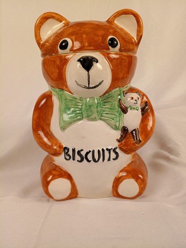 Vintage teddy bear biscuit - teddy,