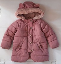 Girls M&S winter thick water repellent coat