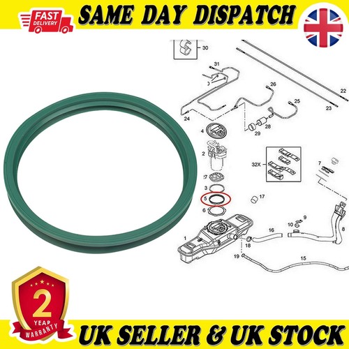 Fuel tank grommet gasket seal - fuel,