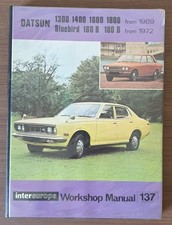 Datsun 1300, Bluebird 510 (1969-) & 610 (1972-)  Intereurope Workshop Manual.