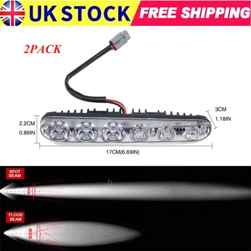 6led 12v white universal - 6led,