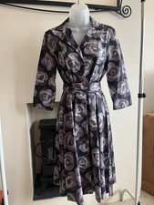 Boden Riviera Floral Dark Grey