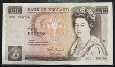 Old Ten £10 Pound Note Near