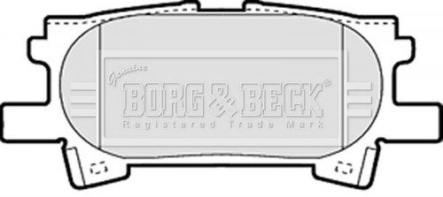 Borg beck bbp1970 brake pad - borg,