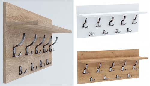 Wall mounted coat rack with - wall-mounted,