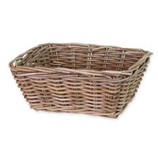 Tapered Rattan Storage Hamper