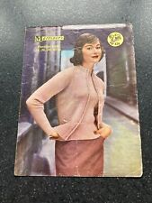 Vintage 1960's Marriner's 4 Ply Knitting Pattern - Ladies Raglan Twin Set