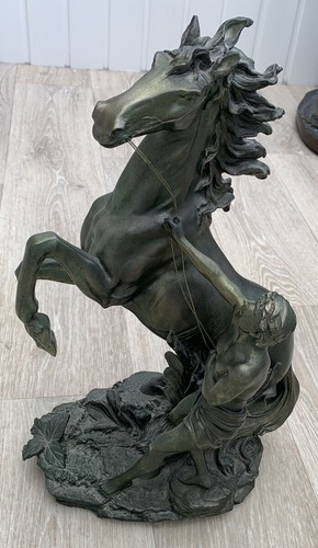 Marly horse and groom art - marly,