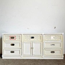 VTG Bernhardt DIXIE Campaigner Chrome Campaign Dresser Drawer Pull Furniture